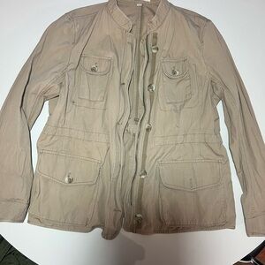 LOFT Light Brown Utility Jacket